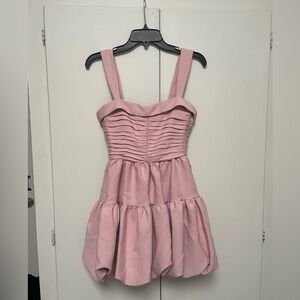 Zara Pink Bubble Dress Size XS